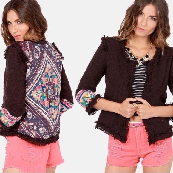 Billabong Jackets & Blazers - BILLABONG EMBROIDERY FESTIVAL JACKET